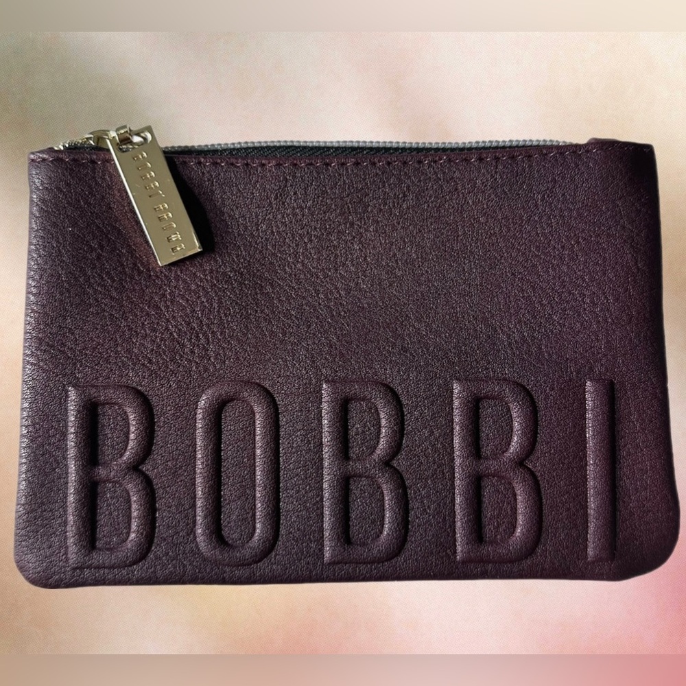 Bobbi Brown Burgandy Makeup/Cosmetic Case NWOT